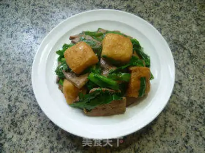 Make Tofu fried liver step 15