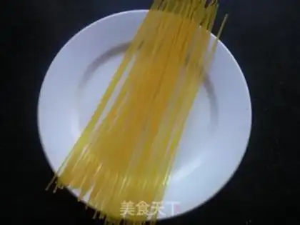Make Spaghetti in ham step 2