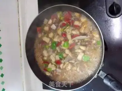 Make Three-colour chicken step 4