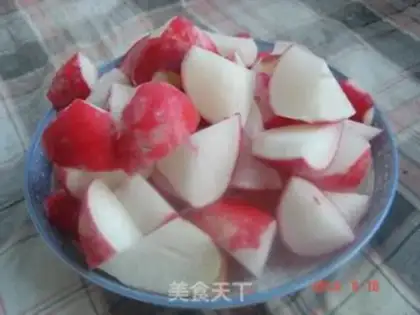 Make Soy sauce, radish step 1