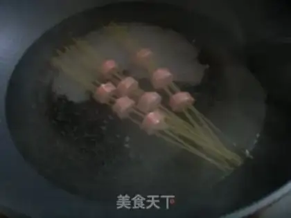 Make Spaghetti in ham step 4