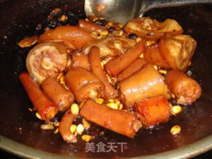 Make Two bean pigtail pot step 12