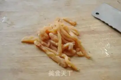 Make Celery with chicken silk step 1