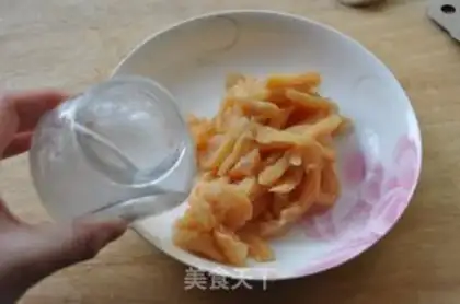 Make Celery with chicken silk step 2