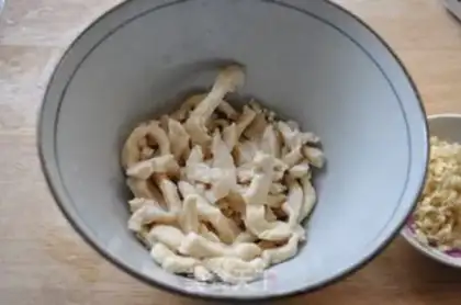 Make Celery with chicken silk step 7