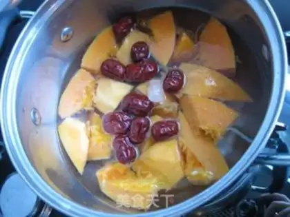 Make Cook papaya date milk step 2