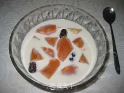 Make Cook papaya date milk step 3