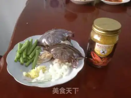 Make Curry crabs step 0