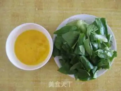 Make Eggs and greens step 2