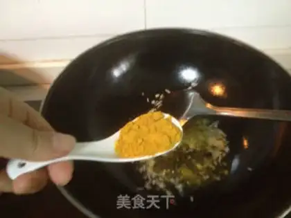 Make Curry crabs step 2
