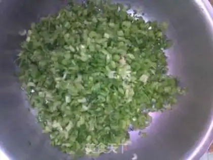 Make Celery pork buns step 3