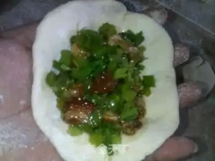 Make Celery pork buns step 7