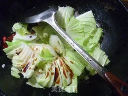 Make Spicy cabbage step 7