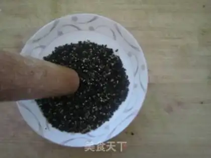 Make Porridge sesame porridge step 3