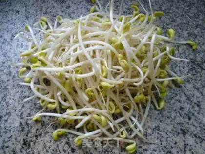 Make Cream beef sausage fried soybeans step 0