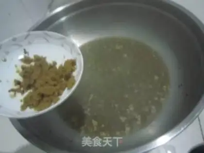 Make Porridge sesame porridge step 8