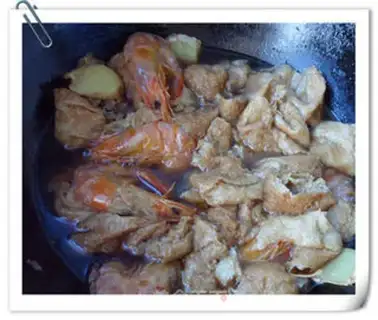 Make Dried shrimp noodles step 5