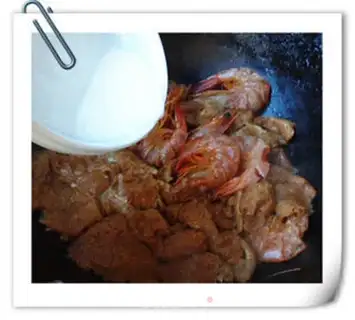 Make Dried shrimp noodles step 6