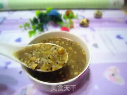 Make Porridge sesame porridge step 10