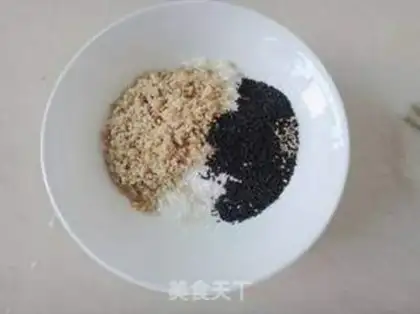 Make walnut sesame cake step 5