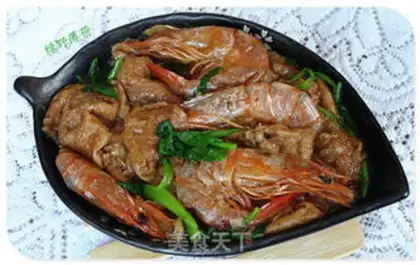 Make Dried shrimp noodles step 8
