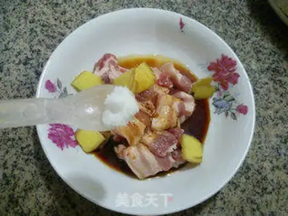 Make Five flowers and radish step 7