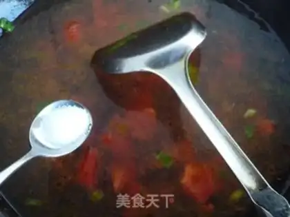Make Western red soup step 6