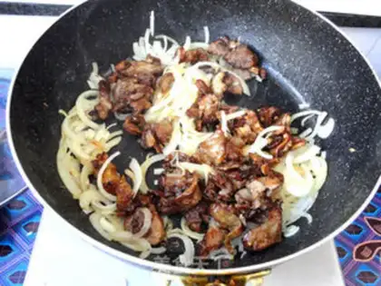 Make Onion and lamb step 12