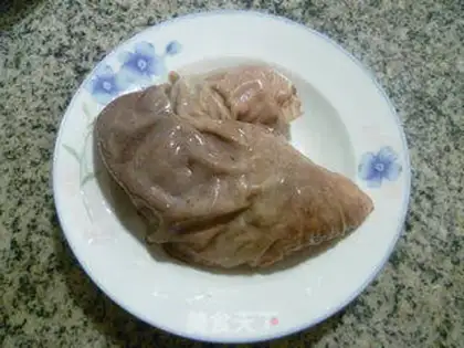 Make The lambtail hog bowel soup step 2