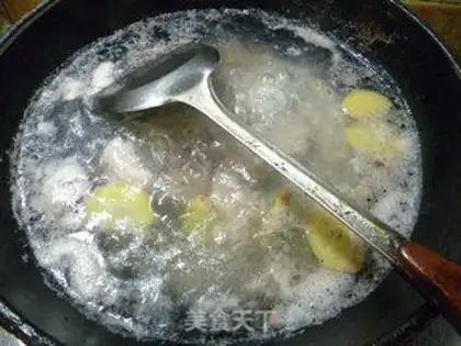 Make The lambtail hog bowel soup step 7