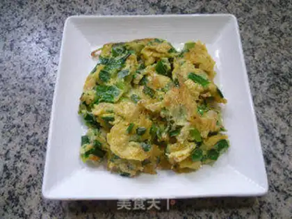 Make Shrimp skin fried eggs step 7
