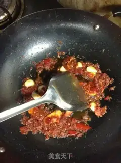 Make Bean petals with fish step 2