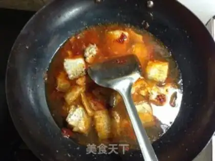 Make Bean petals with fish step 3