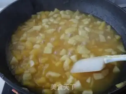 Make Pineapple sauce step 1
