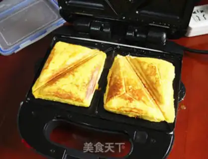 Make Ham cheese sandwich step 7