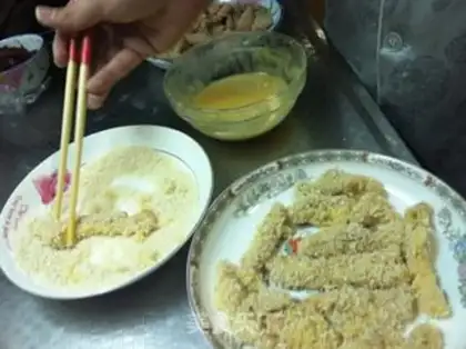 Make A fried willow step 6