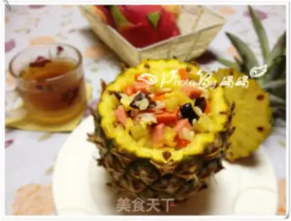 Make Pineapple rice step 5