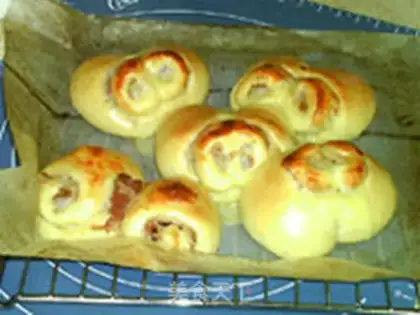 Make Bacon cheese rolls step 18