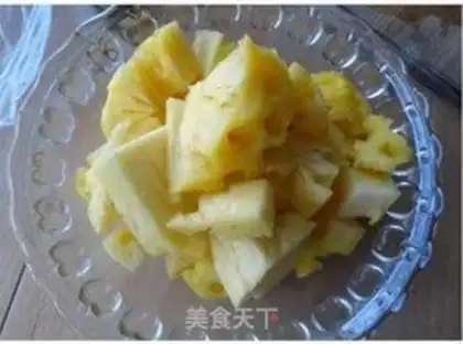 Make Pineapple jam step 1
