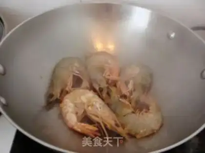 Make Fried prawns step 5