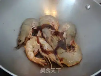Make Fried prawns step 6
