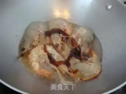 Make Fried prawns step 7