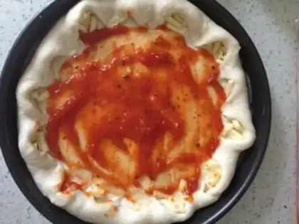 Make Homemade pizza step 2