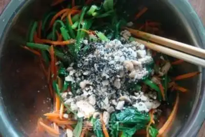 Make Vegetable spinach step 8