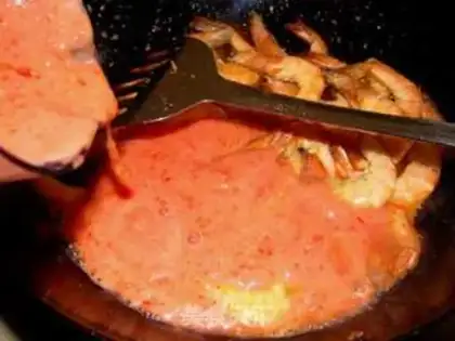 Make Red shrimp step 5