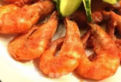 Make Red shrimp step 9