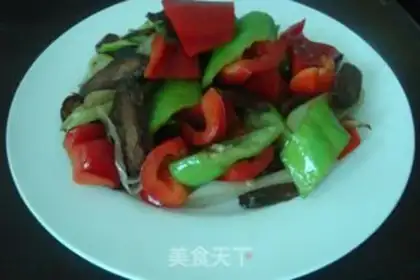 Make Double pepper fried sausage step 8