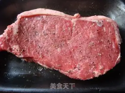 Make New York steak step 8