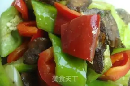 Make Double pepper fried sausage step 10