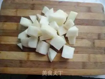 Make Gold needles, pineapple soup step 3